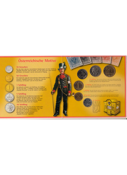 2000 - AUSTRIA  set monete di zecca 6 pezzi  Fior di Conio